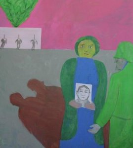 soldaat met vrouw